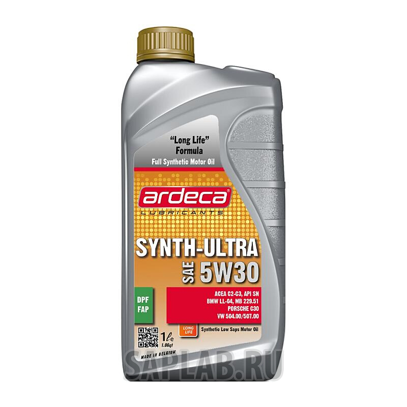 Купить ARDECA ARD010056001 Моторное масло Ardeca Synth-ultra 5W-30 1л