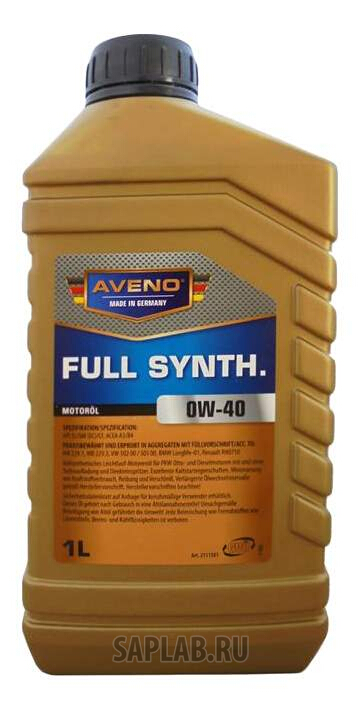 Купить AVENO 3011002001 Моторное масло Aveno Mineral Super HD 15W-40 1л