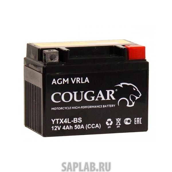 Купить запчасть COUGAR - YTX4LBS 