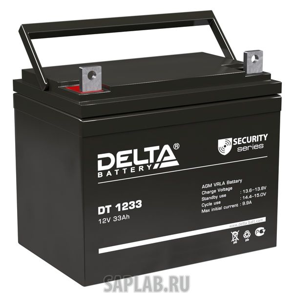 Купить DELTA DT1233 Аккумулятор Delta DT 1233 12В 33Ач 197x131x180 мм Прямая (+-)