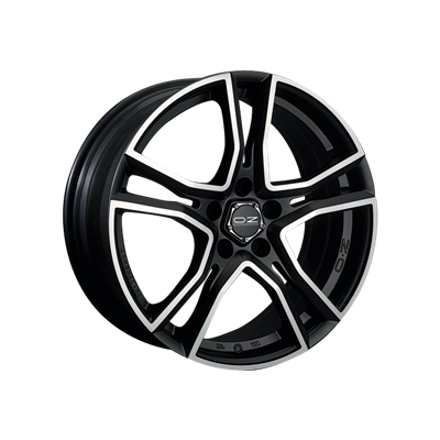 Купить Oz WHS056765 Adrenalina 16/7,5 ET40 Matt black + diamond cut