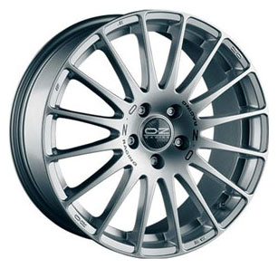 Купить Oz WHS031480 Superturismo GT 17/7,5 ET41 Race silver + black lettering