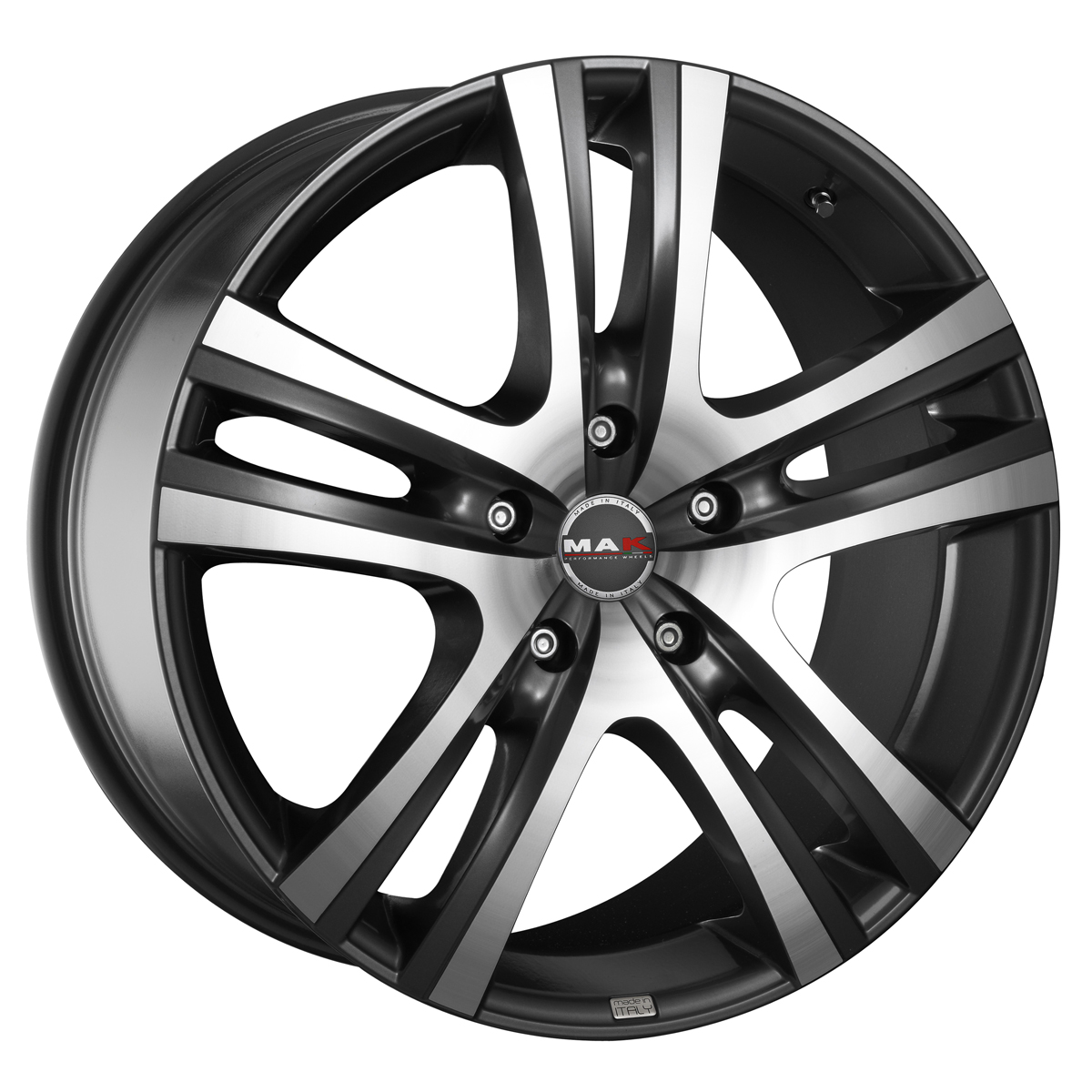 Купить Mak WHS062766 Aria 18/8 ET38 Gun metallic - mirror face