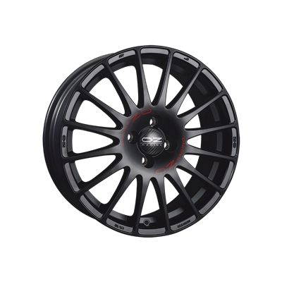 Купить Oz WHS057067 Superturismo GT 17/8 ET40 Matt black + red lettering